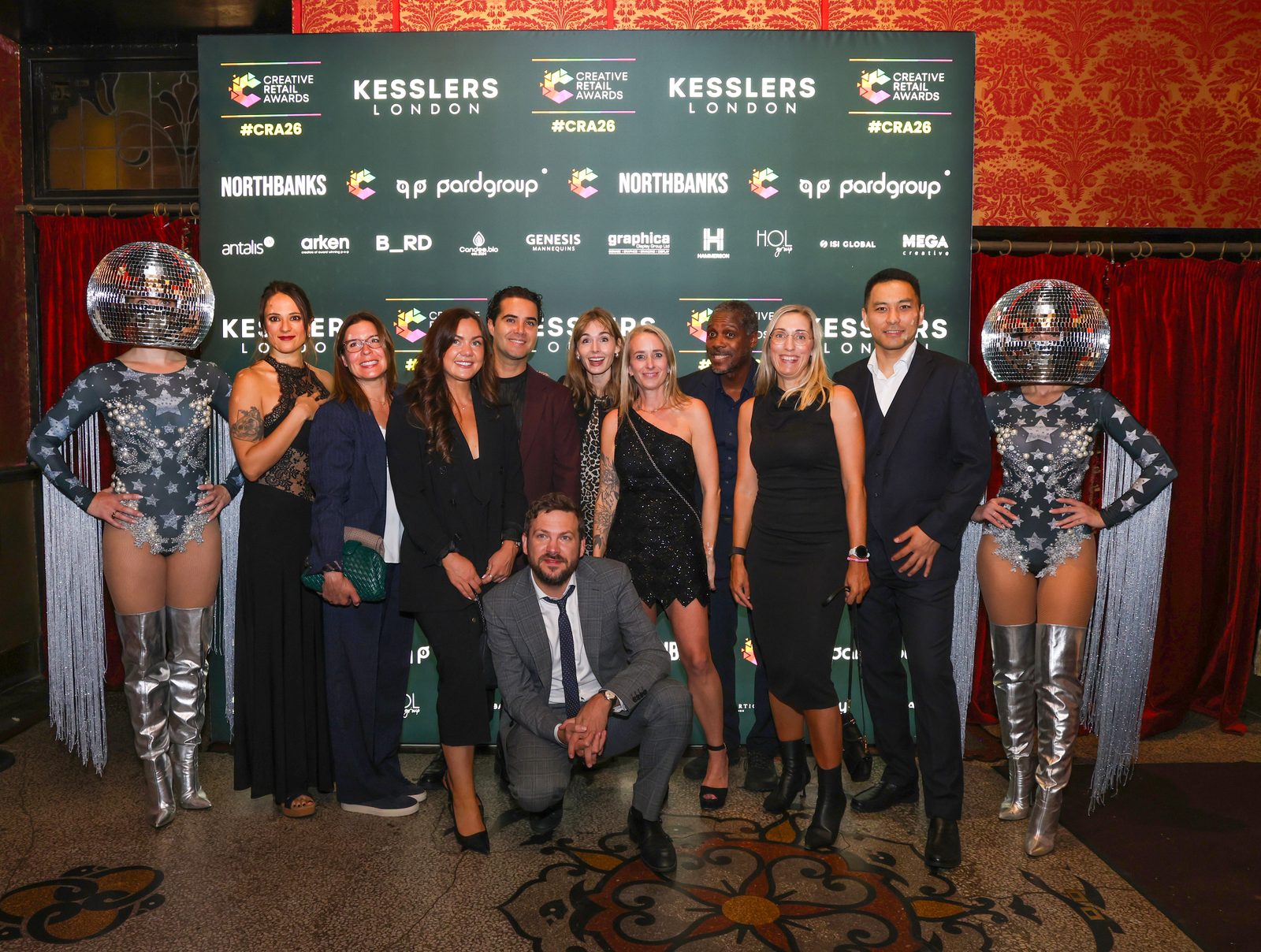 A group at the Kesslers London step and repeat