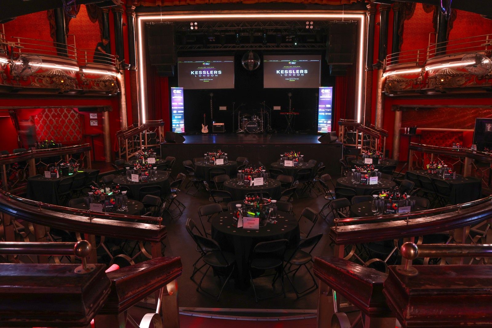 The Clapham Grand set for the Creative Retail Awards