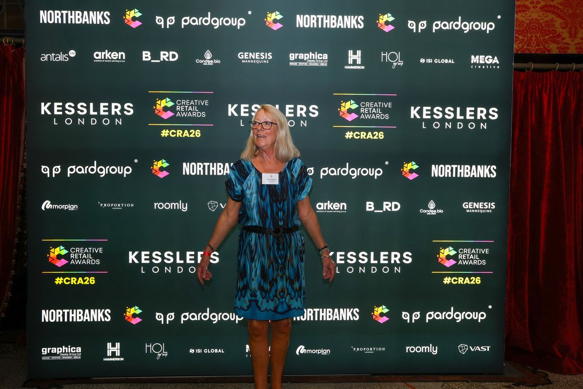 A guest at the Kesslers London step and repeat