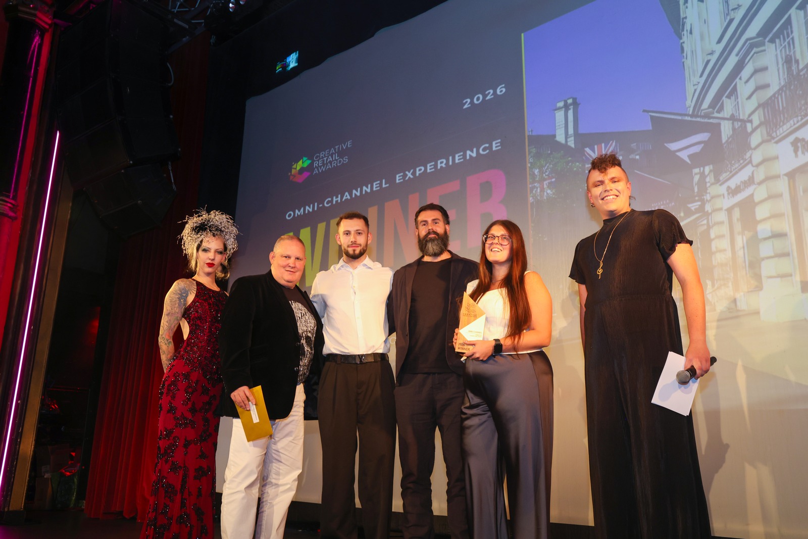 Omni-Channel winners on stage