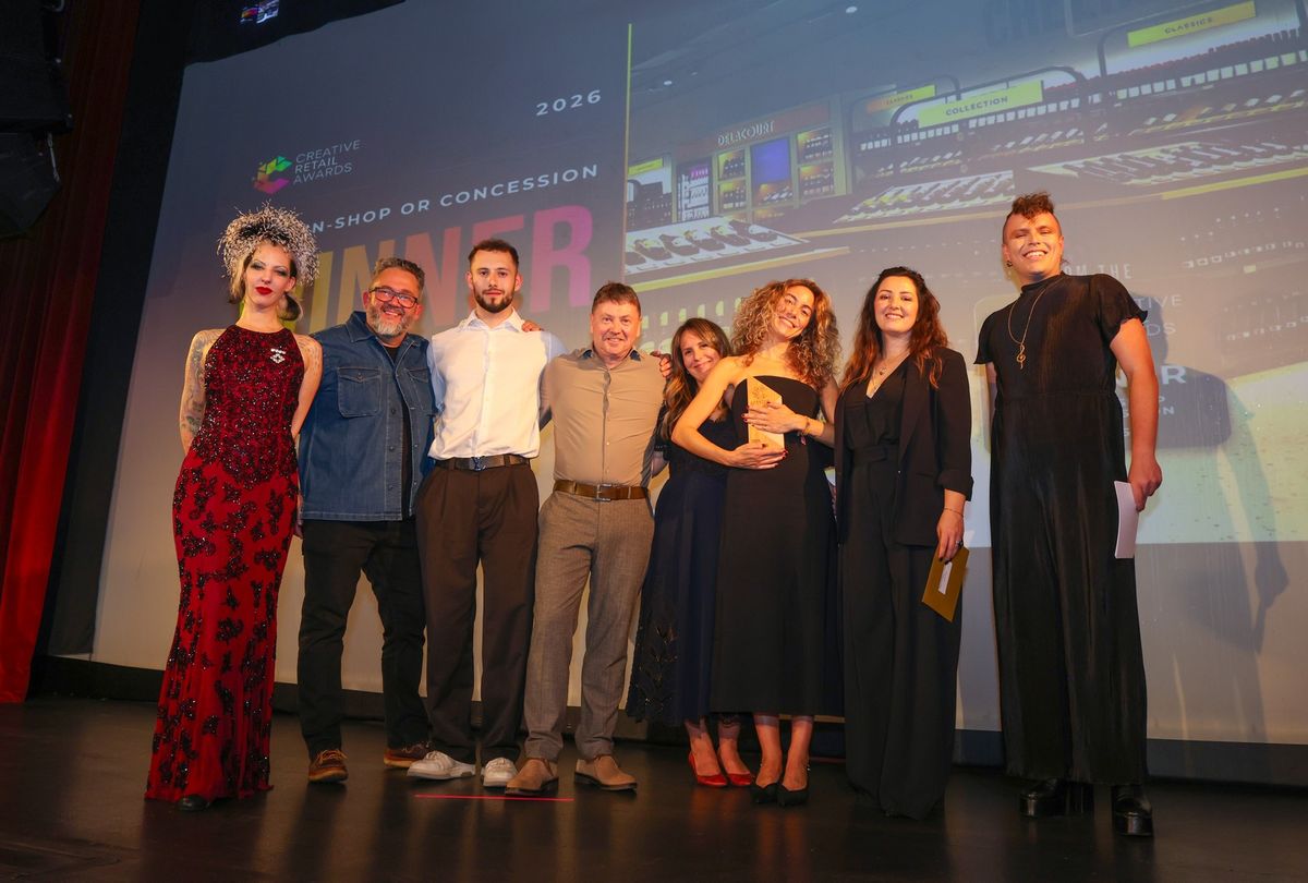 Shop-in-Shop or Concession winners on stage