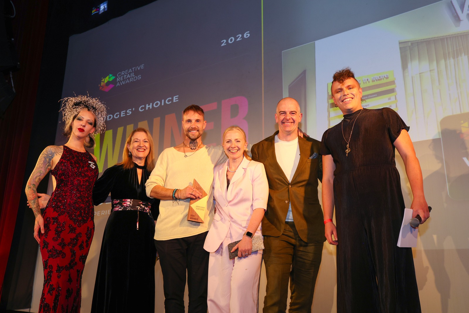 The Holland & Barrett team with the Judges' Choice award