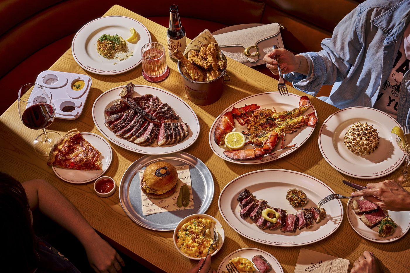 Dishes served at The Coach Restaurant Singapore