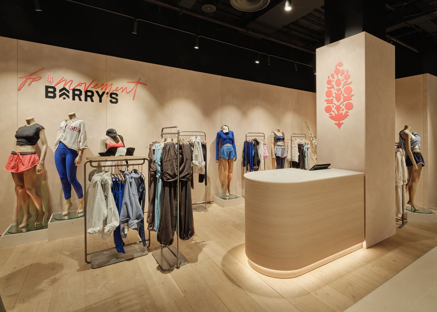 The FP Movement x Barry's Bootcamp pop-up at Selfridges