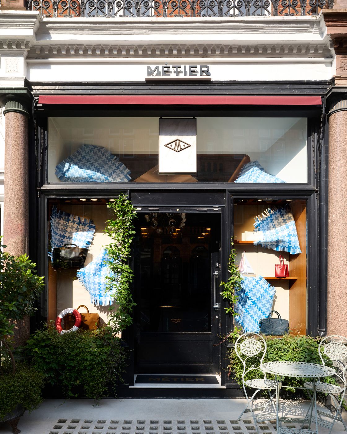The Métier London flagship shopfront