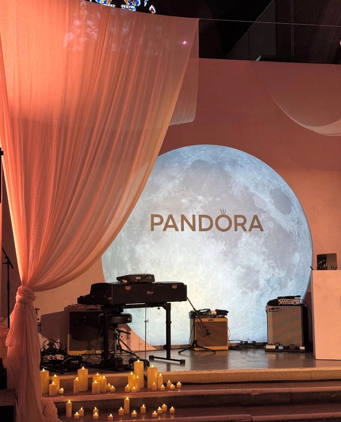 The Pandora stage at The Garden Museum