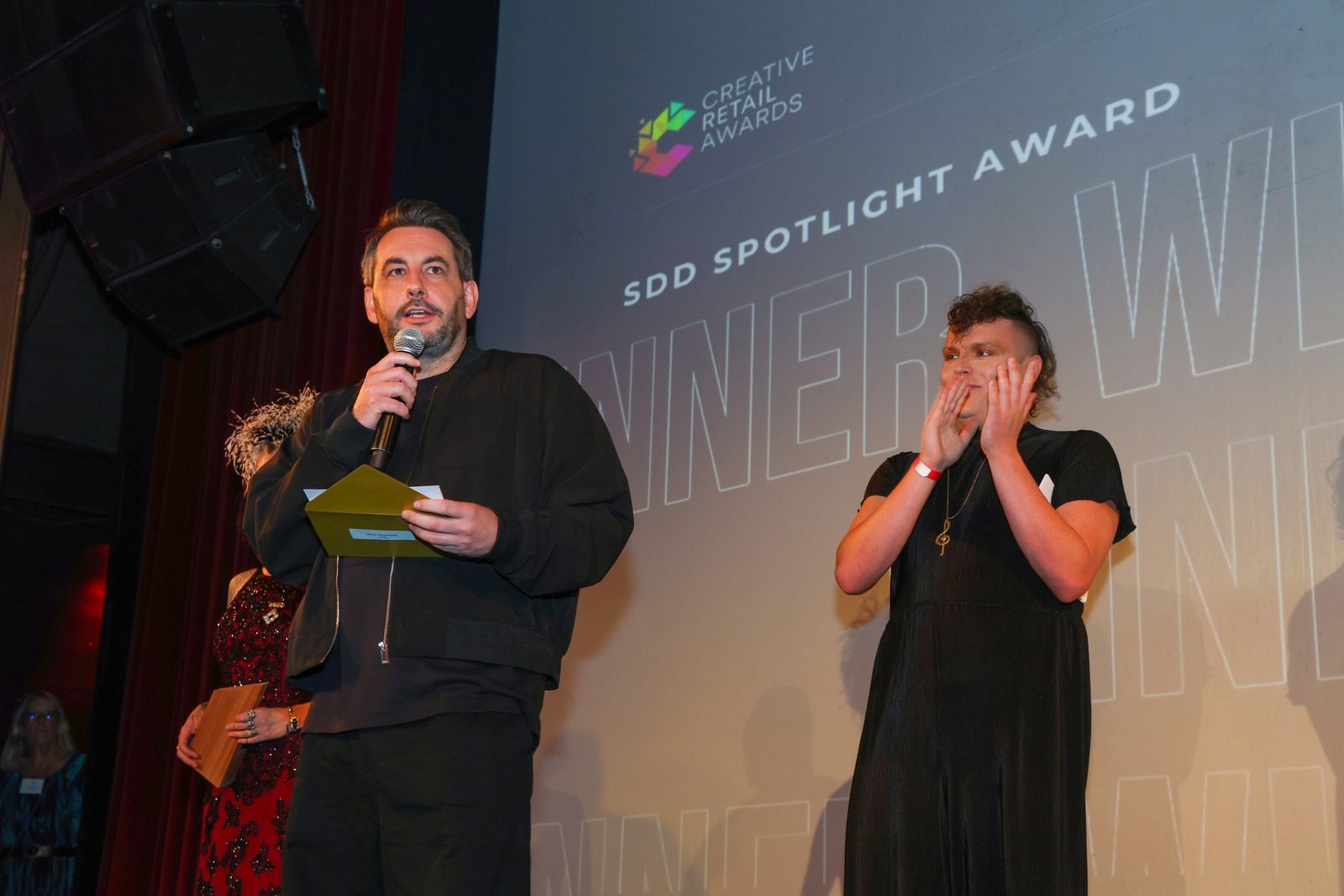 The SDD Spotlight Award is announced