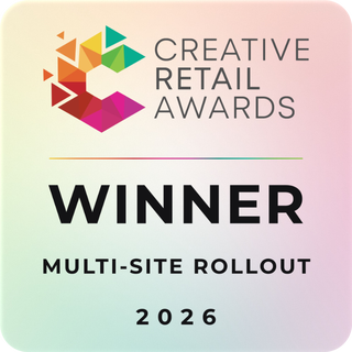 Creative Retail Awards 2026 Winner emblem: Multi-Site Rollout