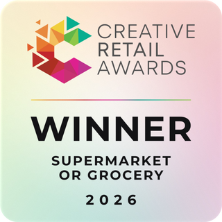 Creative Retail Awards 2026 Winner emblem: Supermarket or Grocery